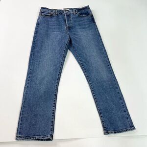 Levi's Jeans Womens 31 Blue Denim High Rise Wedgie Straight Button Fly